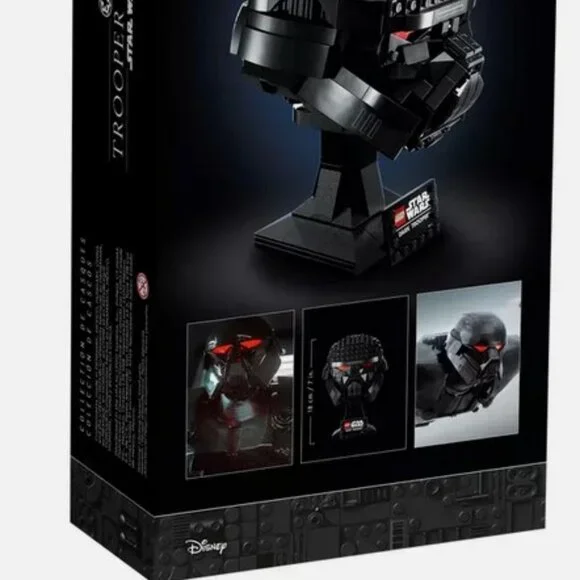New Sealed Lego Star Wars Dark Trooper Helmet Retired & Collectible Set 75343 - Picture 4 of 10
